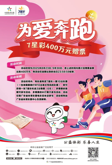 廣東體彩7星彩400萬元營銷活動